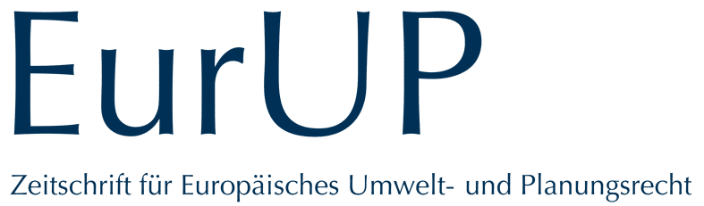 EurUP - Zeitschrift für Europäisches Umwelt- und Planungsrecht - EurUP Logo e1702561727968