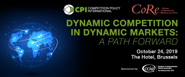 Are You Joining Us? 24 Oct 2019, Conference in Brussels: Dynamic Competition in Dynamic Markets - dyncomp