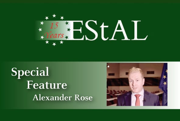 15th Jubilee Feature – State Aid Experts Paying Court to EStAL: Thomas Jaeger - Rose StateAidHub ohne Rand 24082017