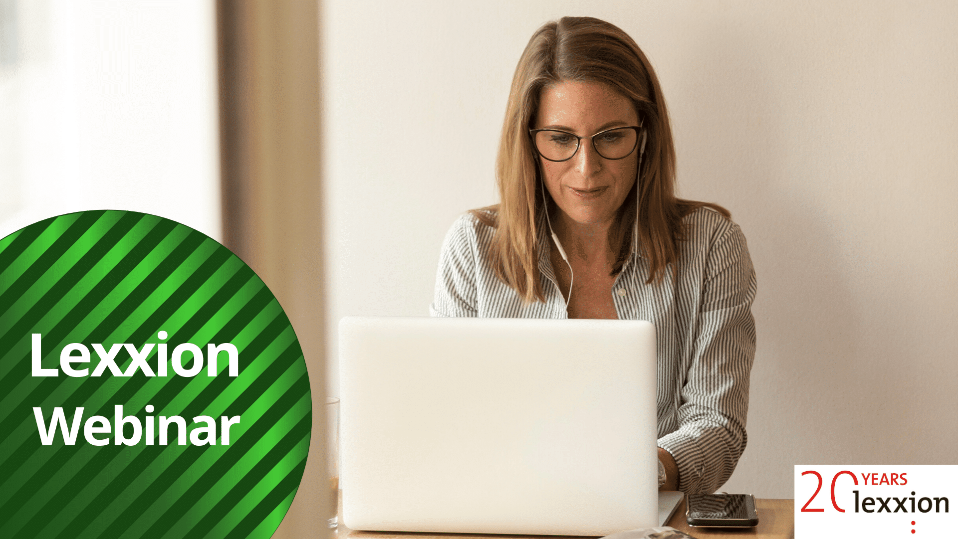 Woman sitting by the computer