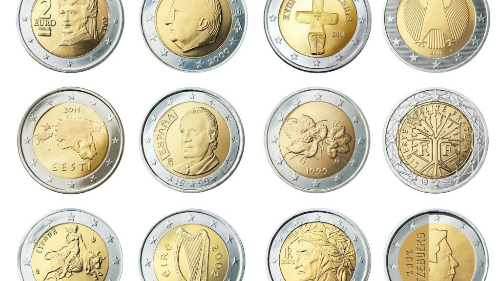 euro coins