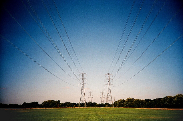 electricity grid cables