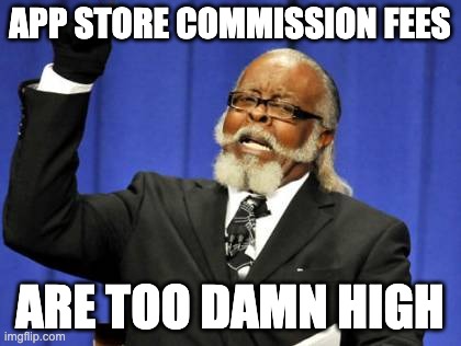 app stores, App Store, Google Play, 30%, commission fee, Epic, Spotify, Netflix, excessive pricing, tying, bundling, exploitation, exclusion, European Commission