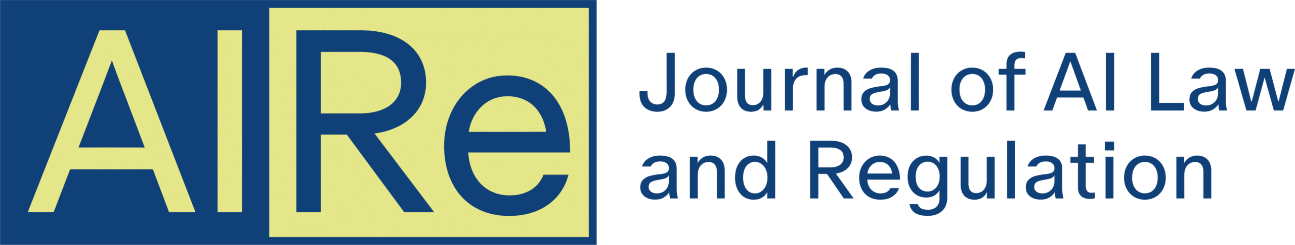 AIRe – Journal of AI Law and Regulation - AIRe Logo