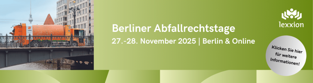 Lexxion's 25th Anniversary - Berliner Abfallrechtstage3