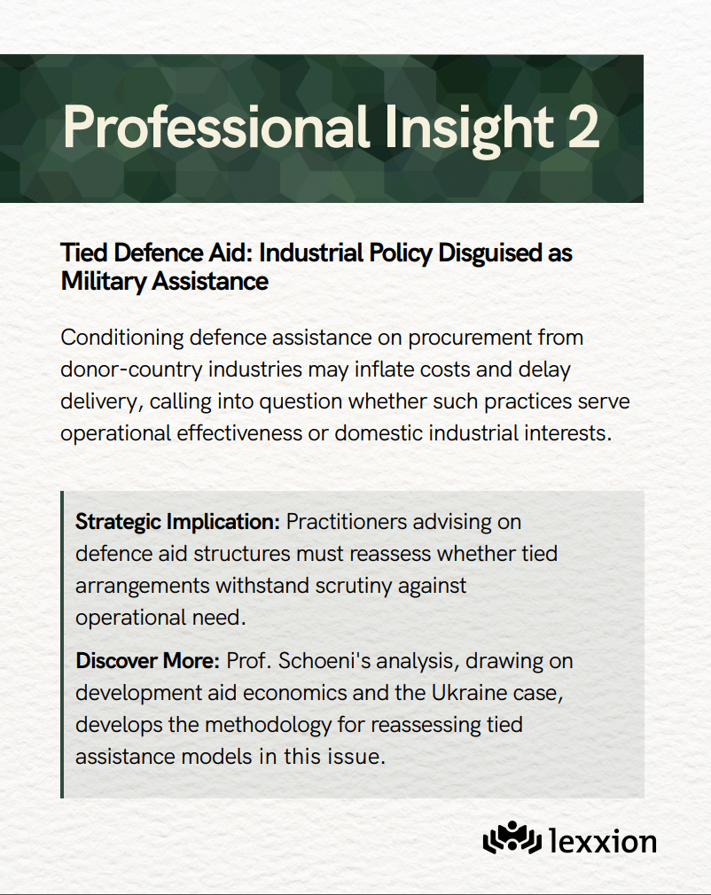 Professional Insights - European Defence & Security Law & Policy Quarterly (EDSeQ) - edseq professional insights sample 2